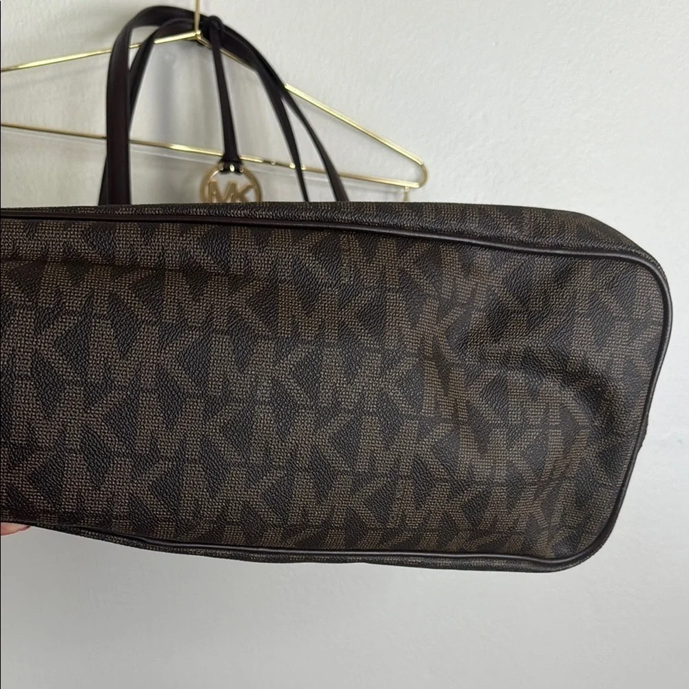 Michael Kors Dark Brown Logo Tote